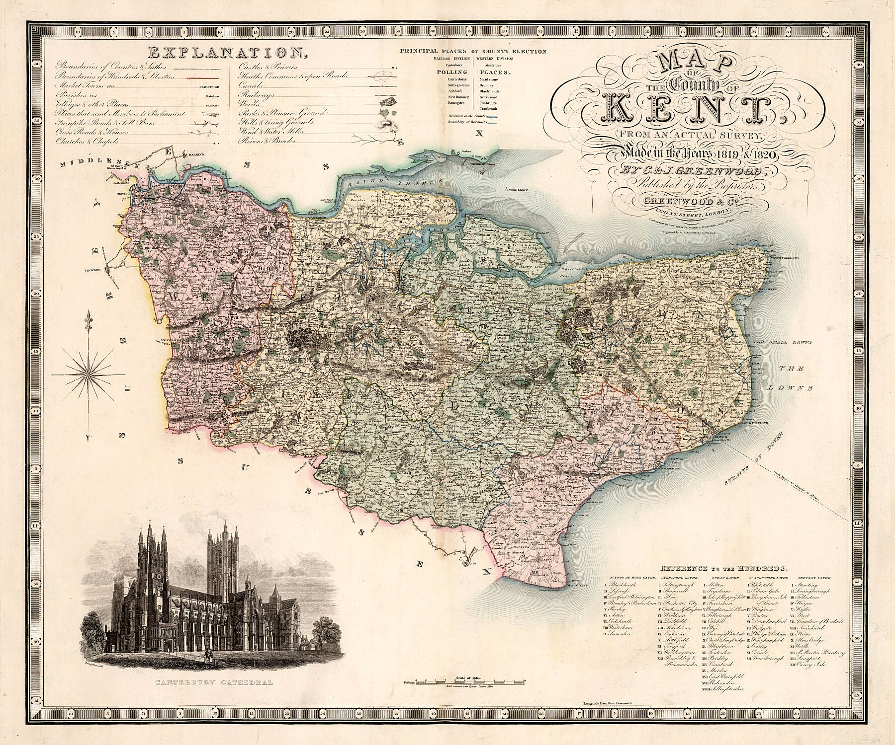 County Kent 1829